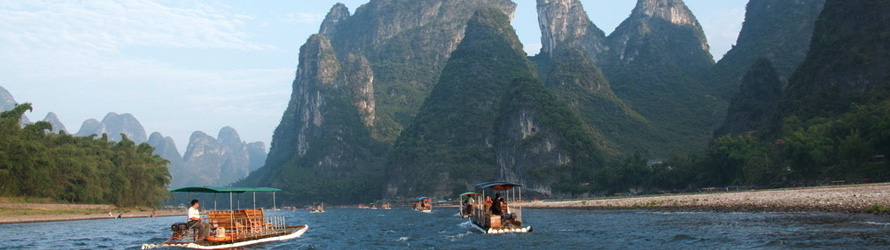 Li river bamboo rafting